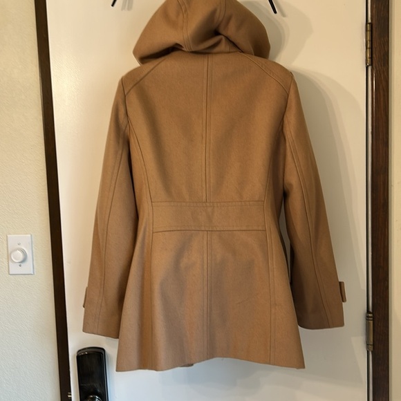 LONDON FOG HOODED COAT IN CAMEL SIZE M - Picture 7 of 15
